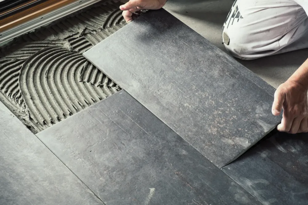carrelage à Anhée